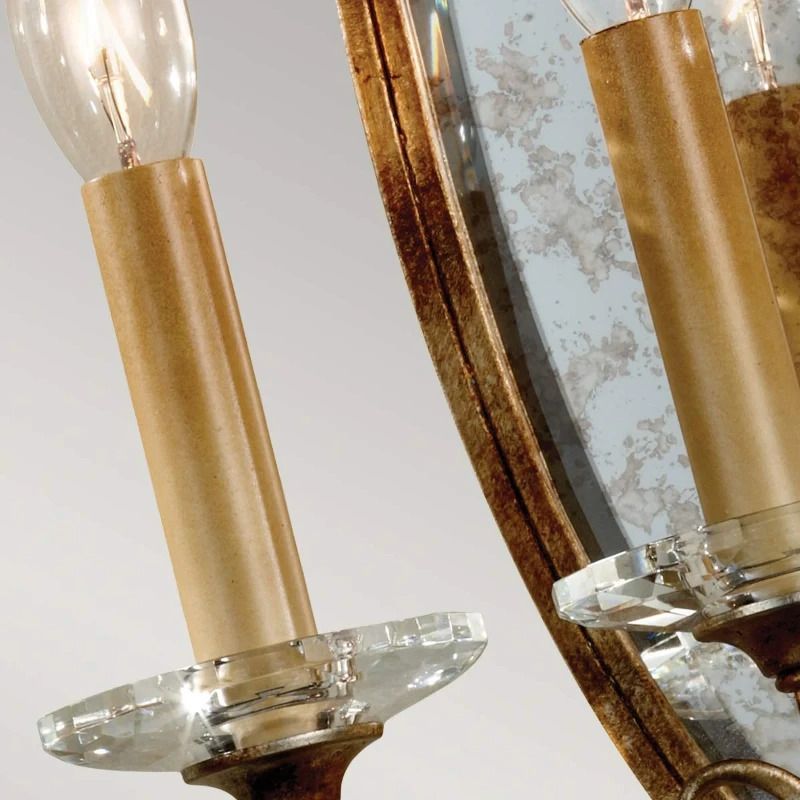Feiss LED Wandlamp Valentina | 3X E14 Max 60W | Oxidized Bronze