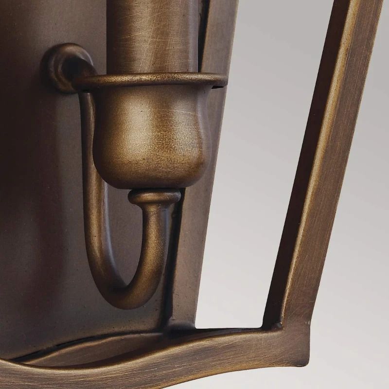 Feiss LED Wandlamp Yarmouth | 2X E14 Max 60W | Painted Aged Brass