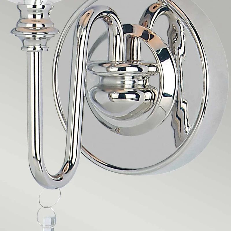 Elstead Lighting LED Wandlamp Finsbury Park | 1X E14 Max 60W | Polished Nickel