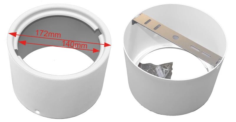 Megaman Onderdeel | SIENA OPBOUWKIT WIT 150MM | MM06983