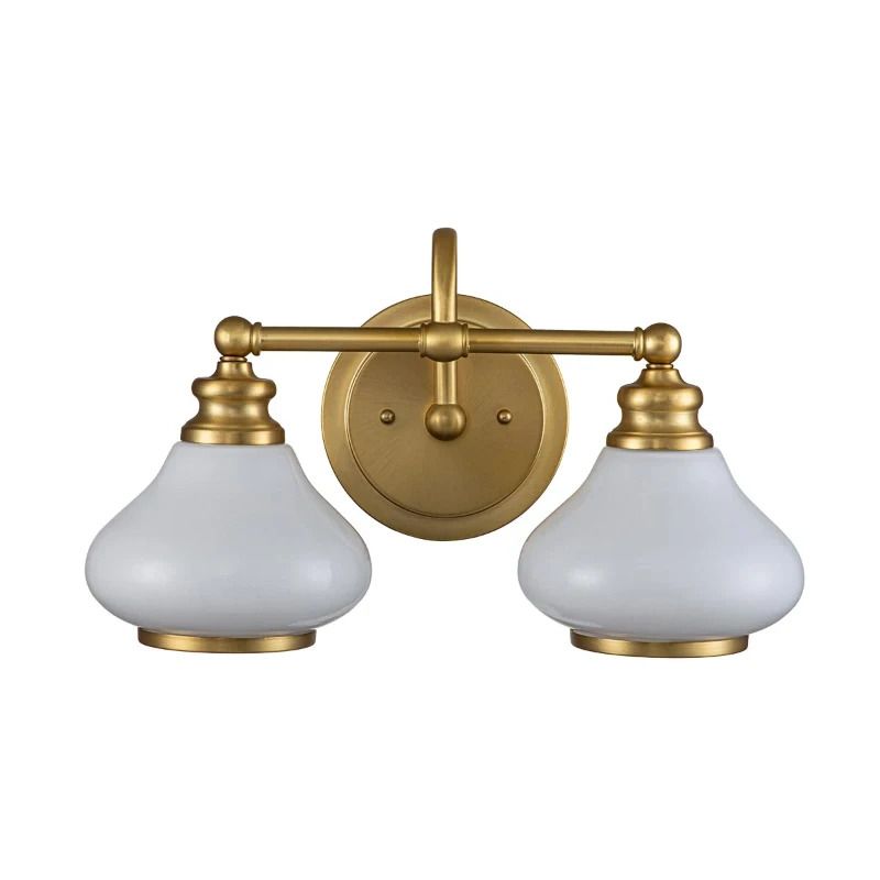 Hinkley LED Badkamerarmatuur Ainsley | 3W 3000K 300Lm 830 | IP44 | Dimbaar | Brushed Brass