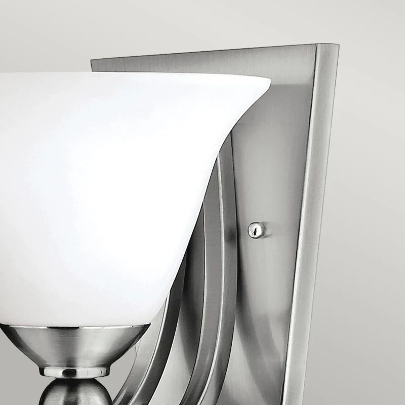 Hinkley LED Wandlamp Bolla | 1X E27 Max 60W | Brushed Nickel