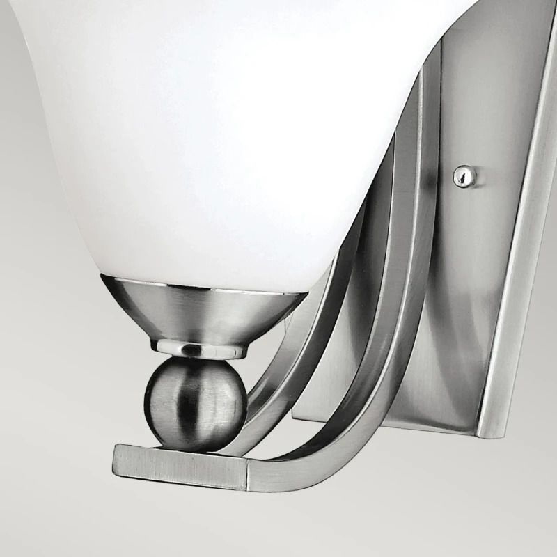 Hinkley LED Wandlamp Bolla | 1X E27 Max 60W | Brushed Nickel