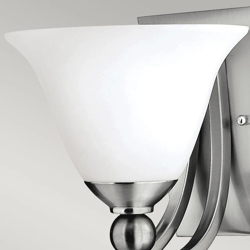 Hinkley LED Wandlamp Bolla | 1X E27 Max 60W | Brushed Nickel