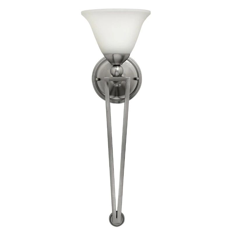 Hinkley LED Wandlamp Bolla | 1X E27 Max 60W | Brushed Nickel