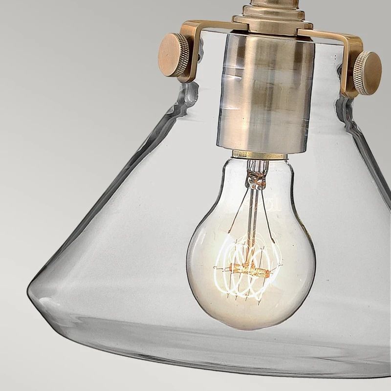 Hinkley LED Wandlamp Congress | 1X E27 Max 60W | Brushed Caramel