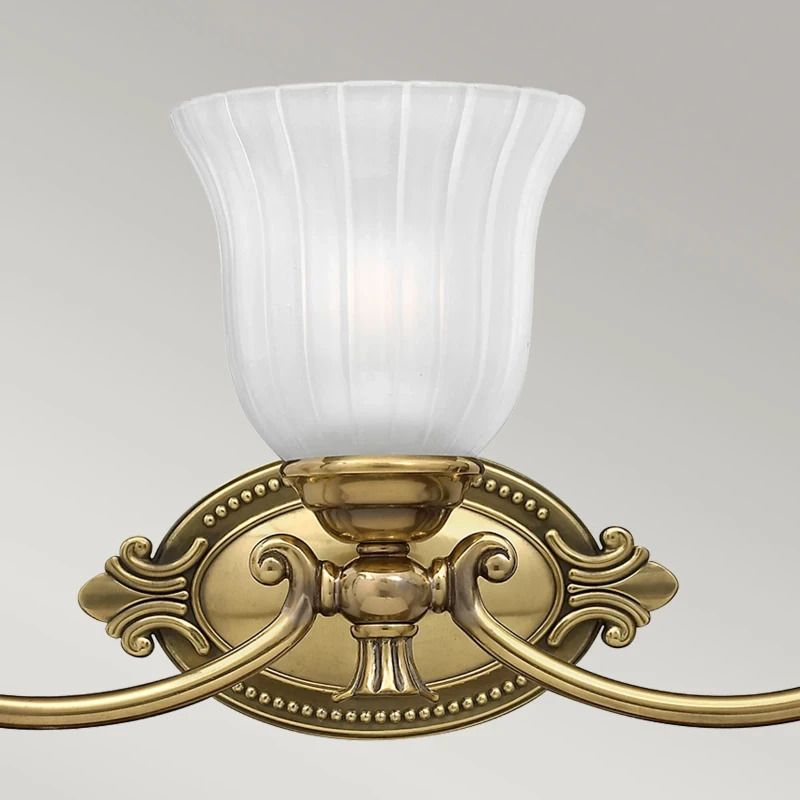 Hinkley LED Badkamerarmatuur Francoise | 3W 3000K 300Lm 830 | IP44 | Dimbaar | Burnished Brass