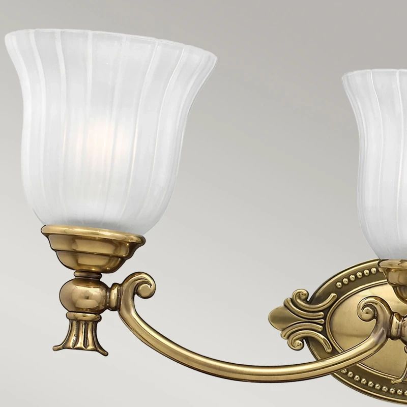 Hinkley LED Badkamerarmatuur Francoise | 3W 3000K 300Lm 830 | IP44 | Dimbaar | Burnished Brass