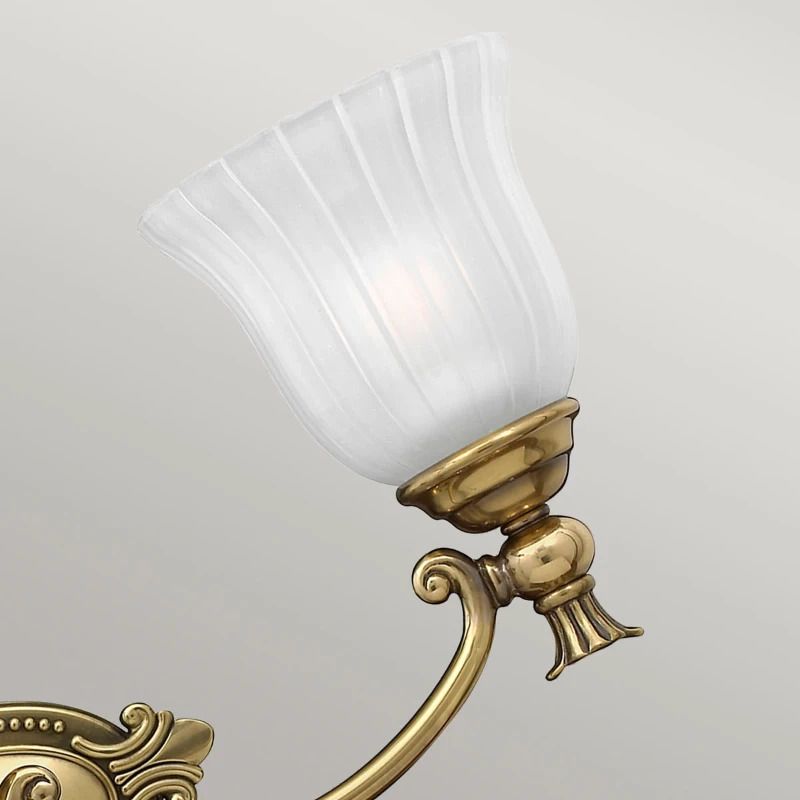 Hinkley LED Badkamerarmatuur Francoise | 3W 3000K 300Lm 830 | IP44 | Dimbaar | Burnished Brass