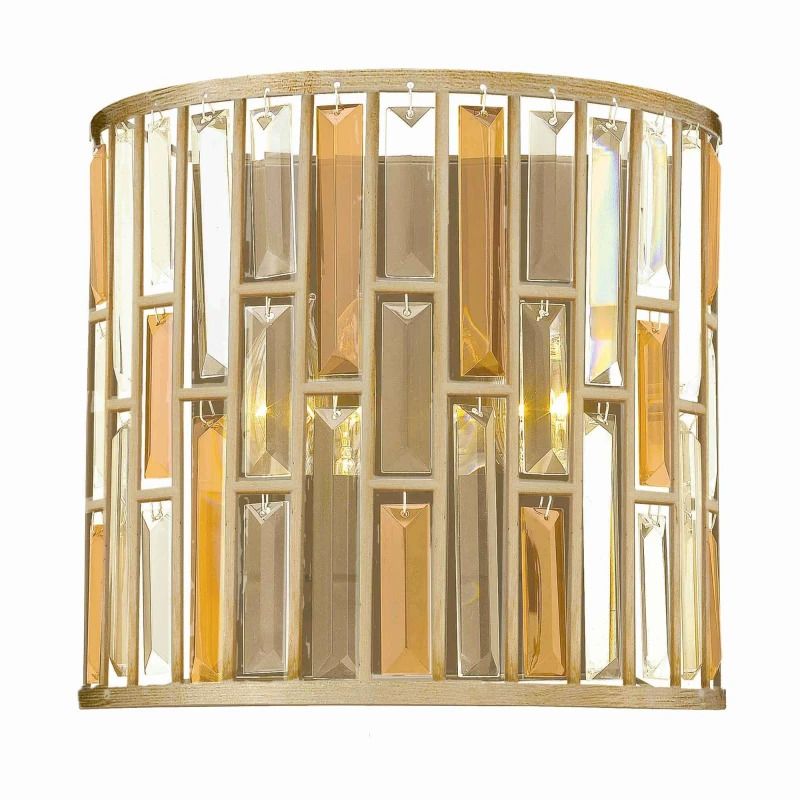 Hinkley LED Wandlamp Gemma | 2X E14 Max 60W | Silver Leaf