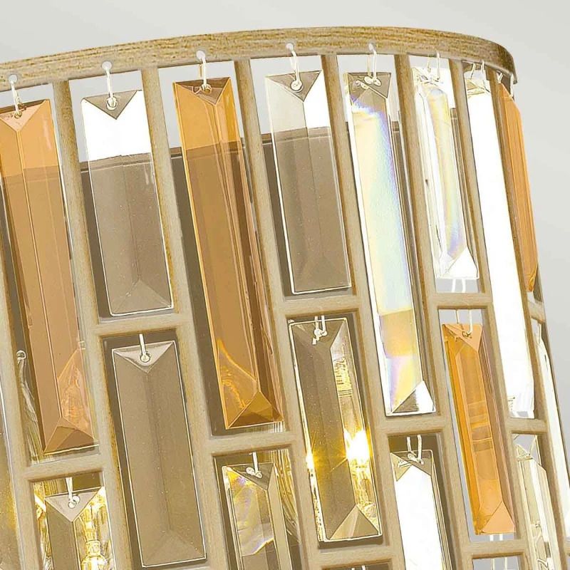 Hinkley LED Wandlamp Gemma | 2X E14 Max 60W | Silver Leaf