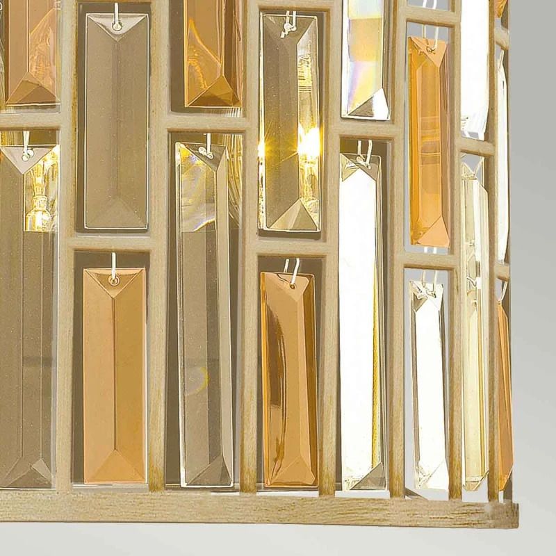Hinkley LED Wandlamp Gemma | 2X E14 Max 60W | Silver Leaf
