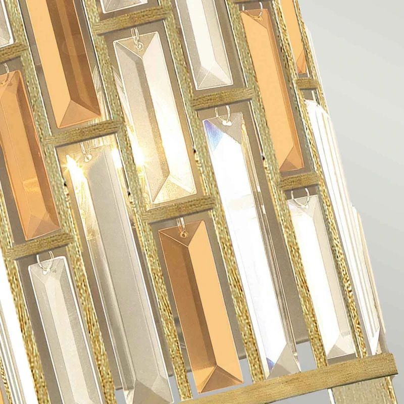 Hinkley LED Wandlamp Gemma | 2X E14 Max 60W | Silver Leaf