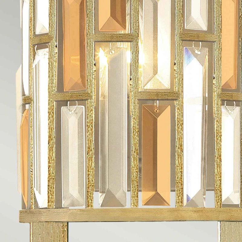 Hinkley LED Wandlamp Gemma | 2X E14 Max 60W | Silver Leaf