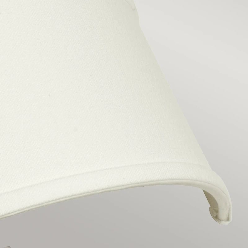 Hinkley LED Wandlamp Hampton | 2X E14 Max 40W | Antique Nickel, Ivory Shades