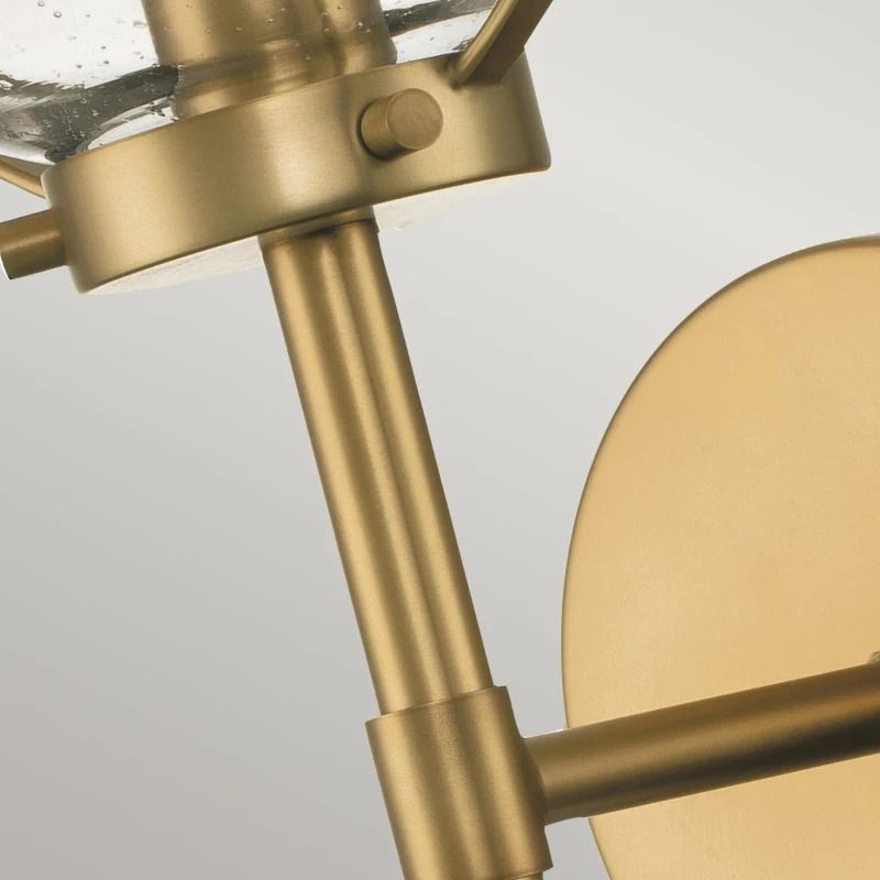 Hinkley LED Badkamerarmatuur Hollis | 1X E14 Max 40W | IP44 | Heritage Brass
