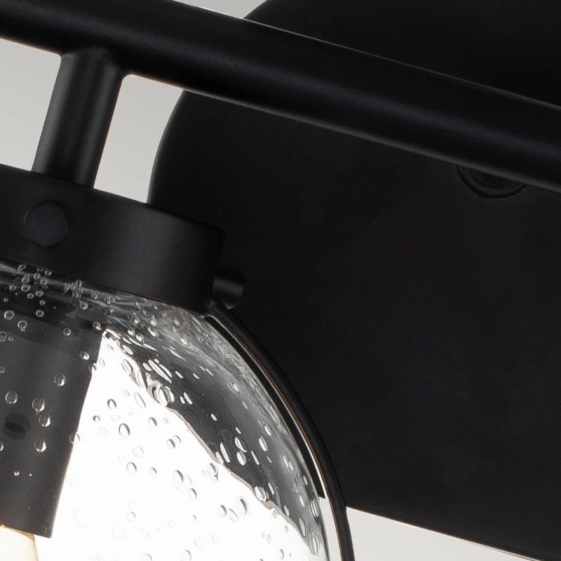 Hinkley LED Badkamerarmatuur Hollis | 2X E14 Max 40W | IP44 | Black
