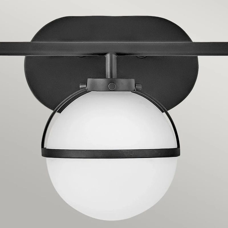 Hinkley LED Badkamerarmatuur Hollis | 3X E14 Max 40W | IP44 | Black