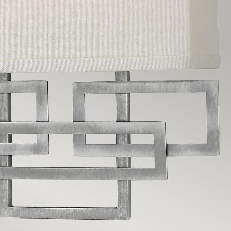 Hinkley LED Wandlamp Lanza | 2X E14 Max 40W | Antique Nickel
