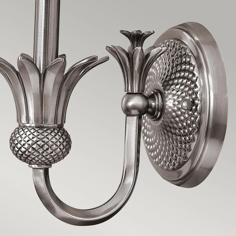 Hinkley LED Wandlamp Plantation | 1X E14 Max 40W | Polished Antique Nickel