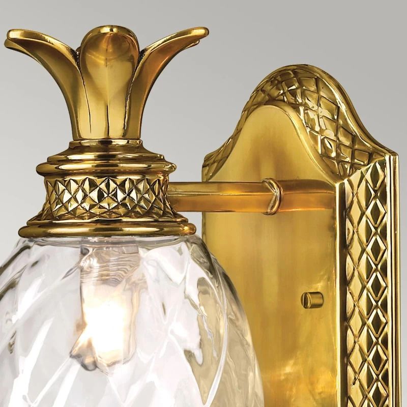 Hinkley LED Badkamerarmatuur Plantation | 3W 3000K 300Lm 830 | IP44 | Burnished Brass
