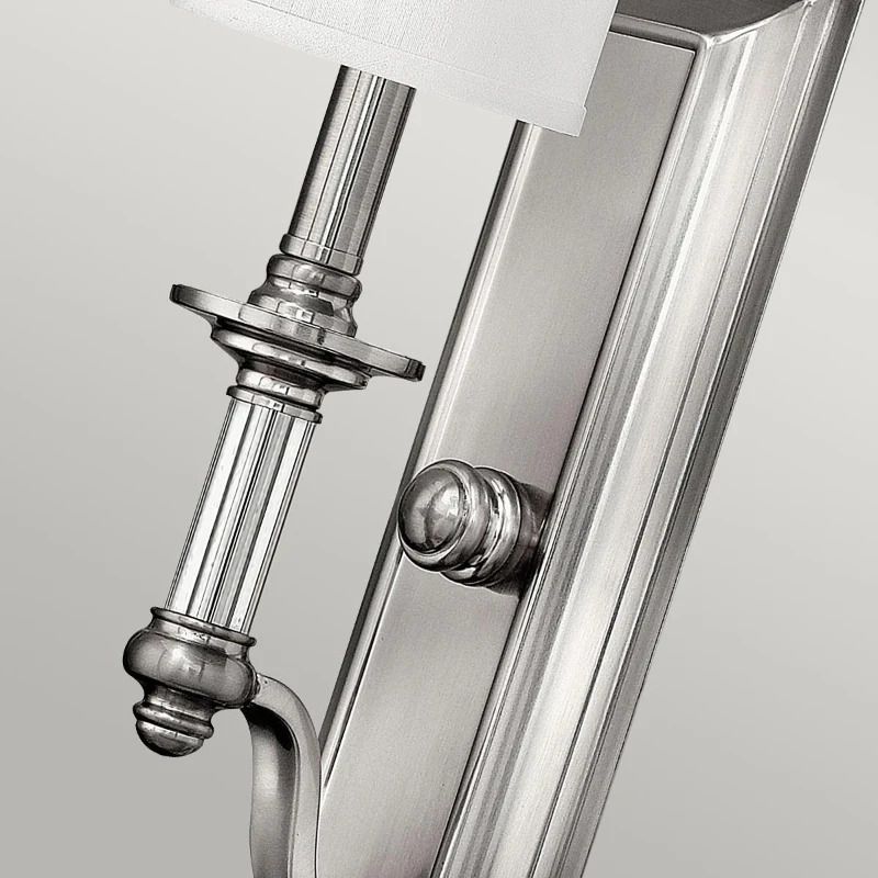 Hinkley LED Wandlamp Sussex | 1X E14 Max 40W | Brushed Nickel
