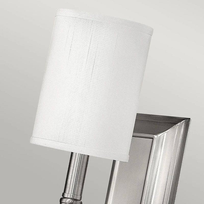Hinkley LED Wandlamp Sussex | 1X E14 Max 40W | Brushed Nickel
