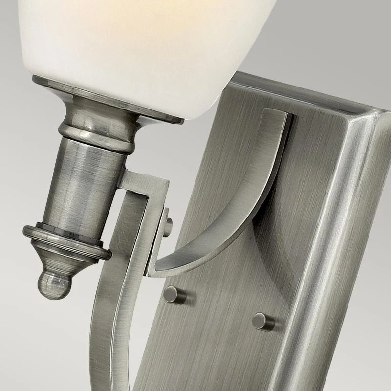 Hinkley LED Wandlamp Truman | 1X E27 Max 60W | Antique Nickel