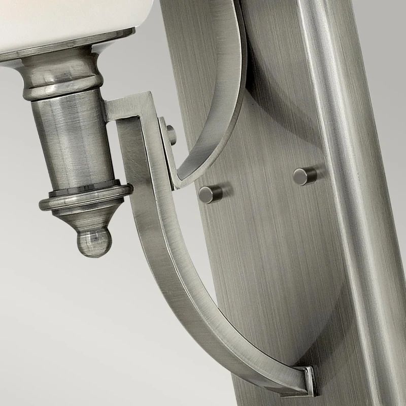 Hinkley LED Wandlamp Truman | 1X E27 Max 60W | Antique Nickel