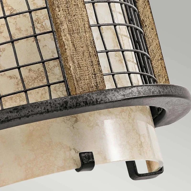 Kichler LED Wandlamp Ahrendale | 1X E14 Max 40W | Anvil Iron