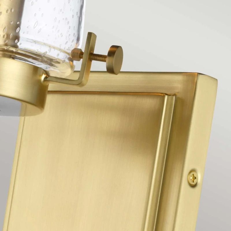 Kichler LED Badkamerarmatuur Alton | 1X E27 Max 40W | IP44 | Brushed Brass