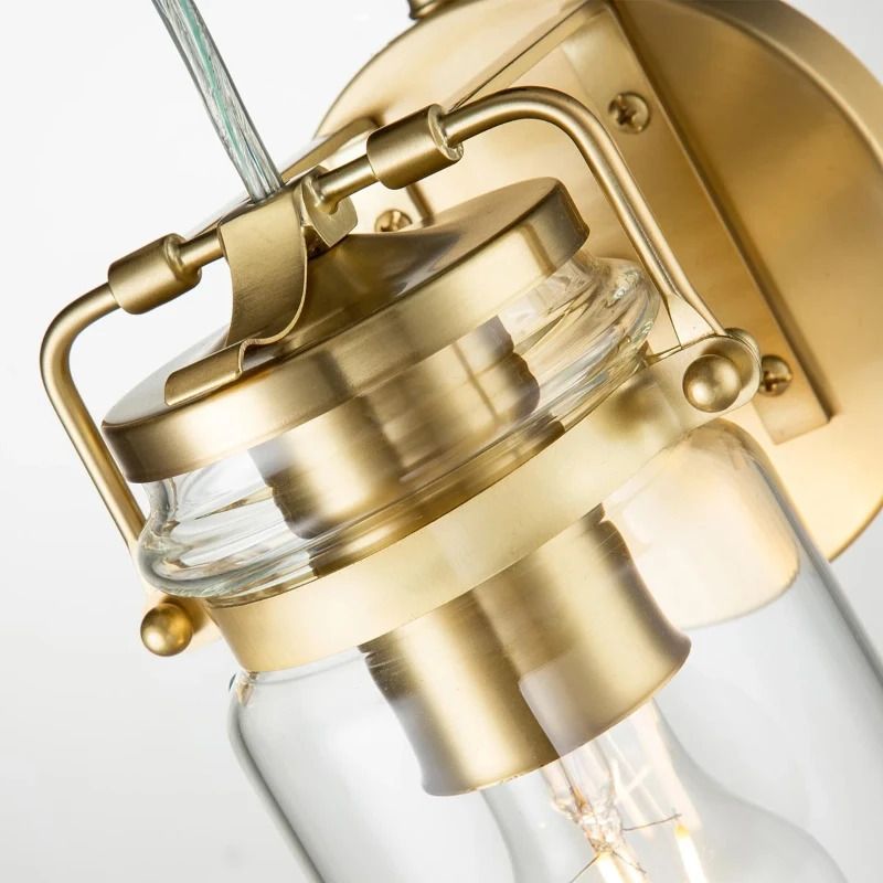 Kichler LED Wandlamp Brinley | 1X E27 Max 60W | Brushed Brass