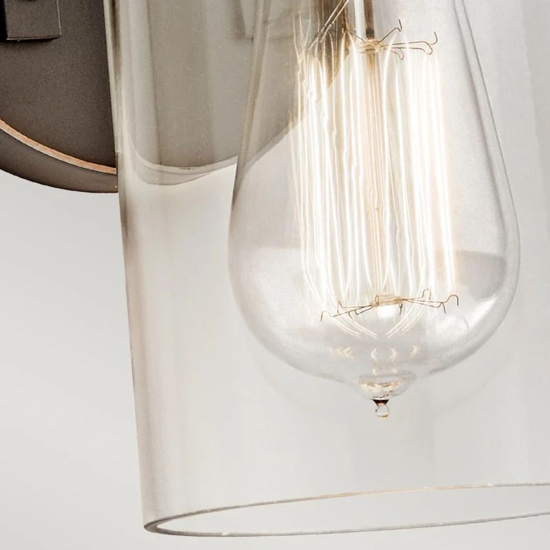 Kichler LED Wandlamp Brinley | 1X E27 Max 60W | Olde Bronze