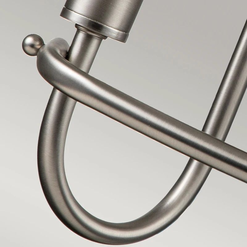 Kichler LED Wandlamp Capitol Hill | 2X E14 Max 40W | Brushed Nickel