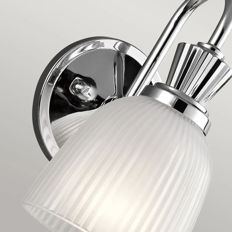 Kichler LED Badkamerarmatuur Cora | 3W 3000K 300Lm 830 | IP44 | Dimbaar | Polished Chrome