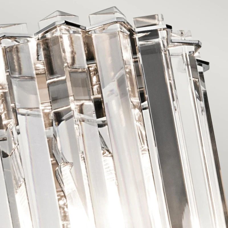 Kichler LED Wandlamp Crystal Skye | 3W 3000K 300Lm 830 | IP44 | Dimbaar | Chrome