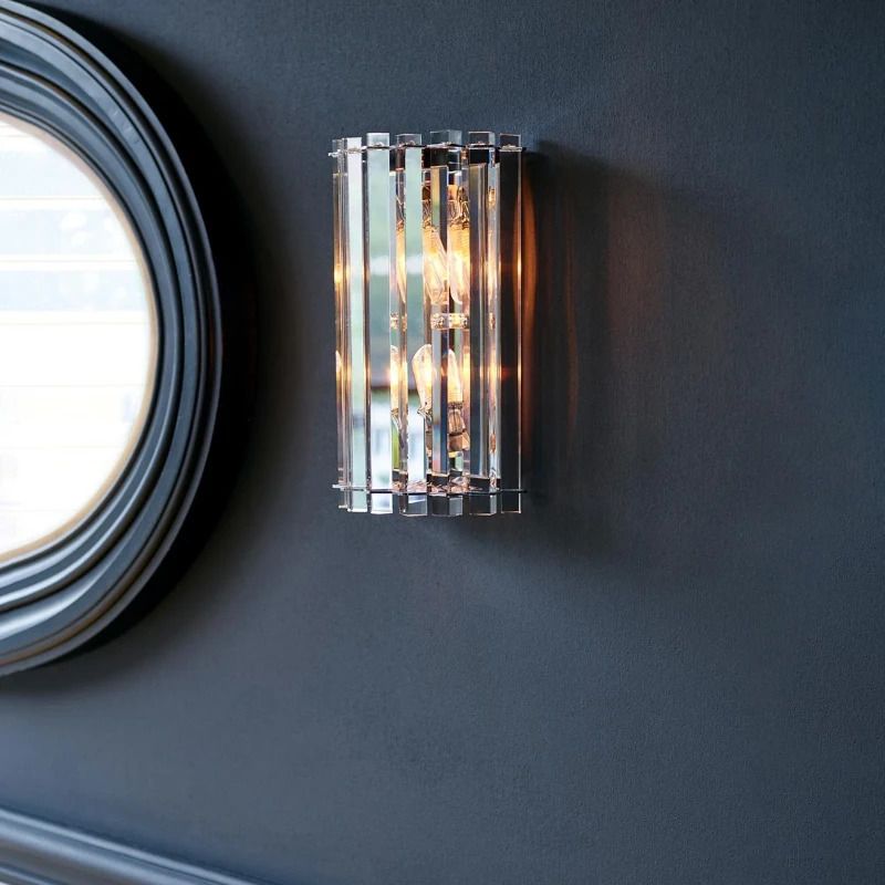 Kichler LED Wandlamp Crystal Skye | 3W 3000K 300Lm 830 | IP44 | Dimbaar | Chrome