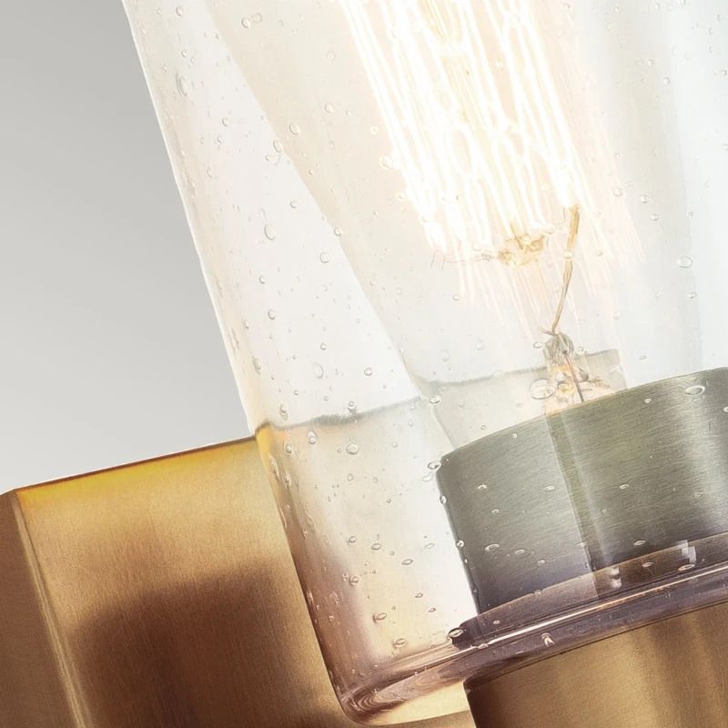 Kichler LED Wandlamp Deryn | 1X E27 Max 60W | Natural Brass