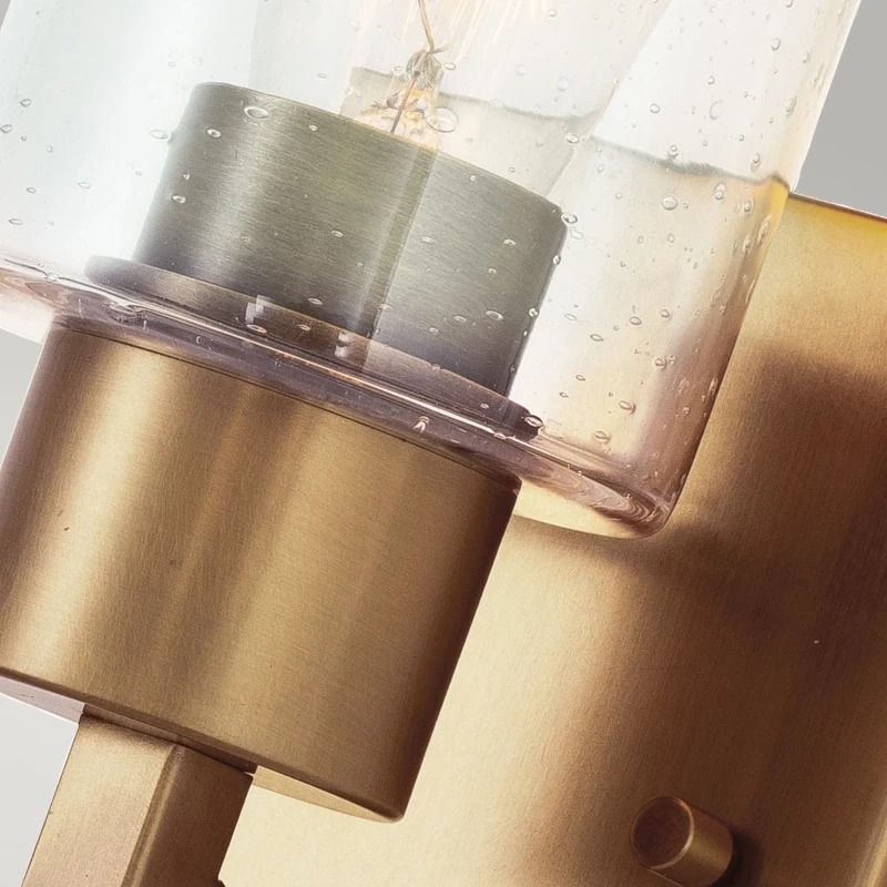 Kichler LED Wandlamp Deryn | 1X E27 Max 60W | Natural Brass