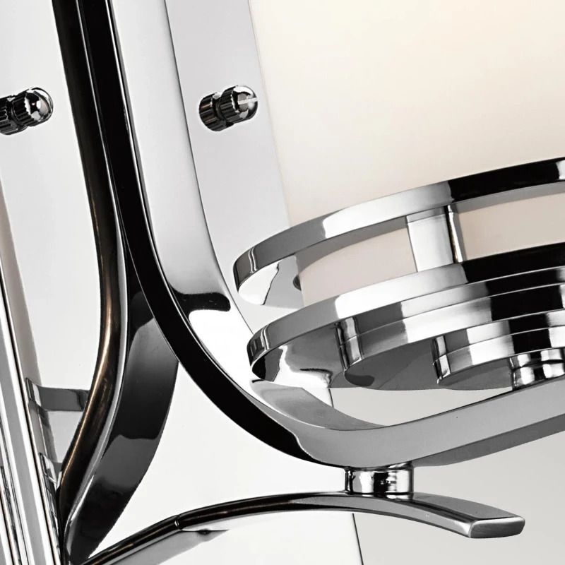 Kichler LED Badkamerarmatuur Hendrik | 3W 3000K 300Lm 830 | IP44 | Dimbaar | Polished Chrome