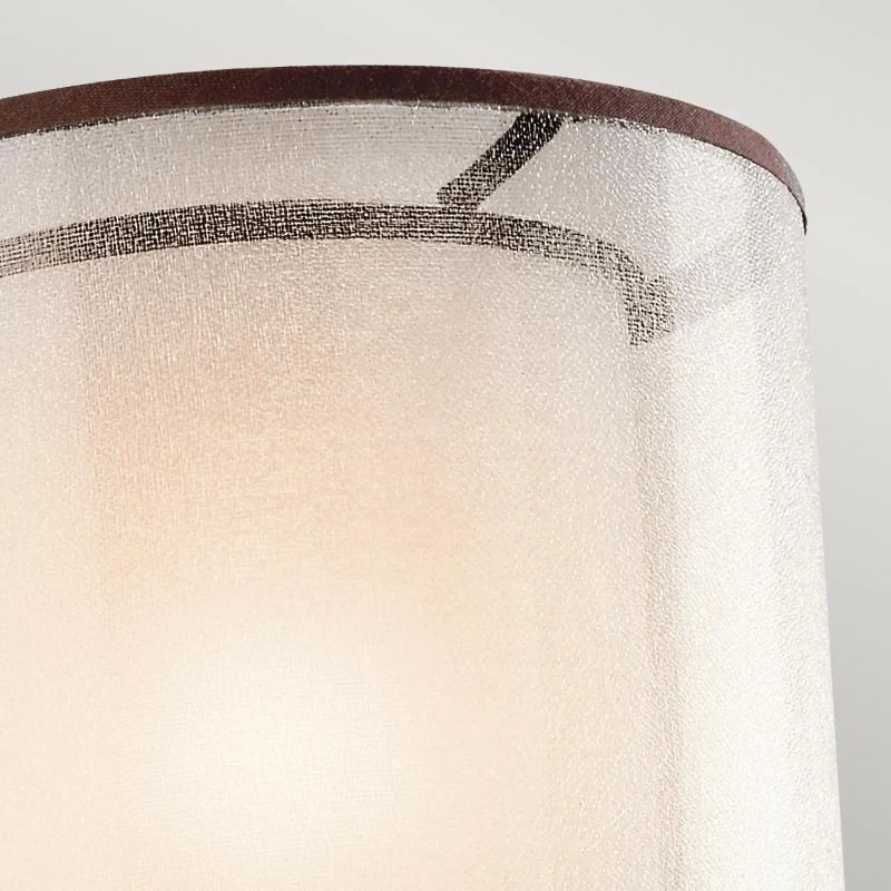 Kichler LED Wandlamp Lacey | 1X E14 Max 40W | Mission Bronze