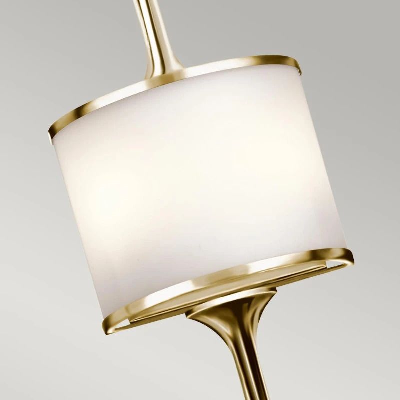 Kichler LED Wandlamp Mona | 3W 3000K 300Lm 830 | IP44 | Dimbaar | Polished Brass