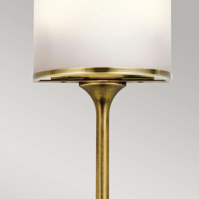 Kichler LED Wandlamp Mona | 3W 3000K 300Lm 830 | IP44 | Dimbaar | Natural Brass