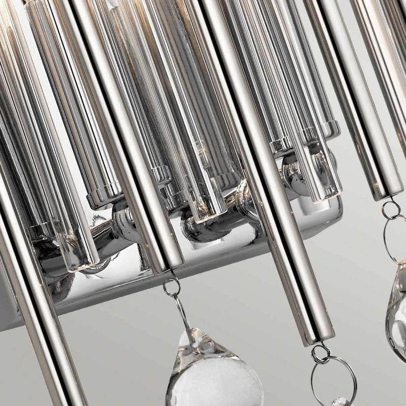 Kichler LED Wandlamp Piper | 2X E14 Max 60W | Polished Chrome