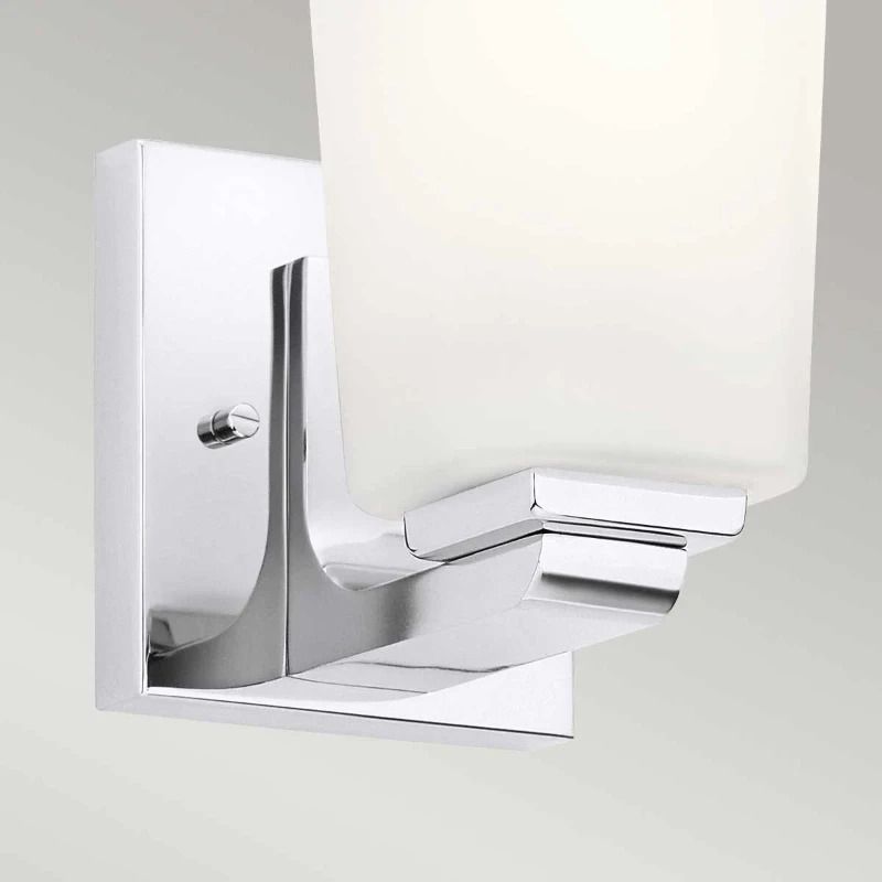 Kichler LED Wandlamp Roehm | 3W 3000K 300Lm 830 | IP44 | Dimbaar | Polished Chrome