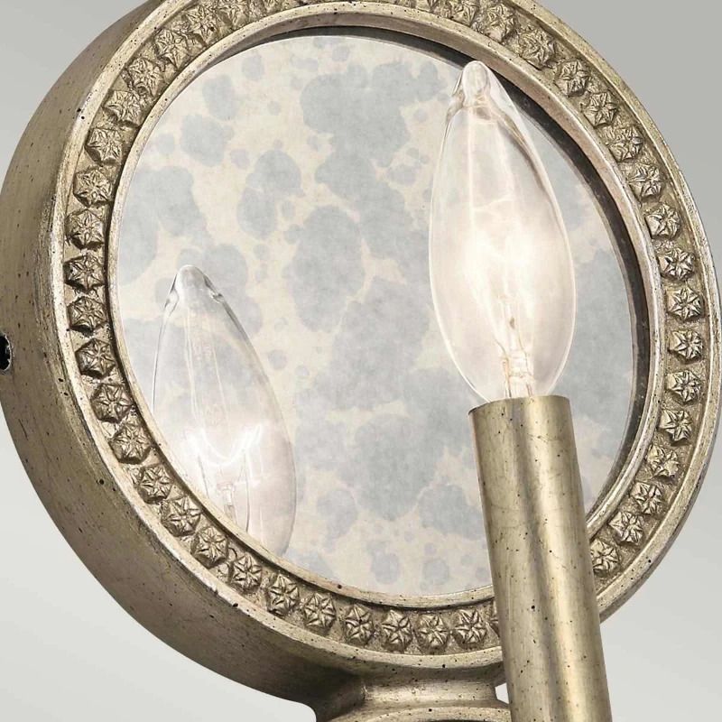Kichler LED Wandlamp Rosalie | 1X E14 Max 60W | Sterling Gold