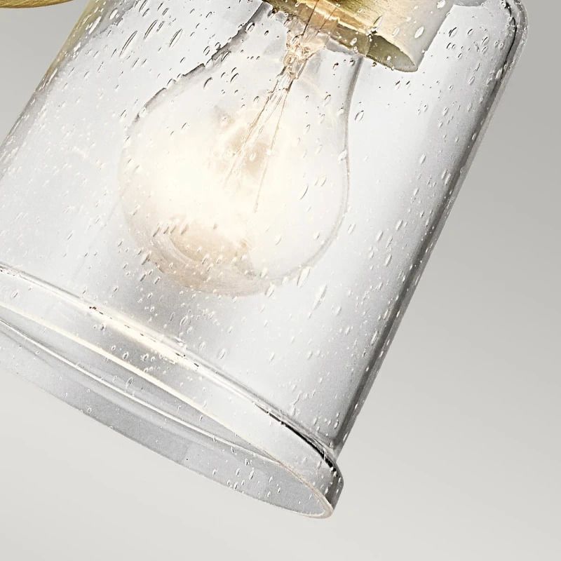 Kichler LED Wandlamp Waverly | 1X E27 Max 60W | Natural Brass