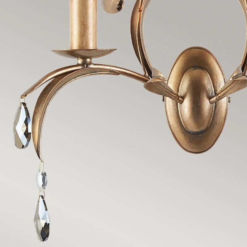 Elstead Lighting LED Wandlamp Lily | 2X E14 Max 60W | Bronze Patina