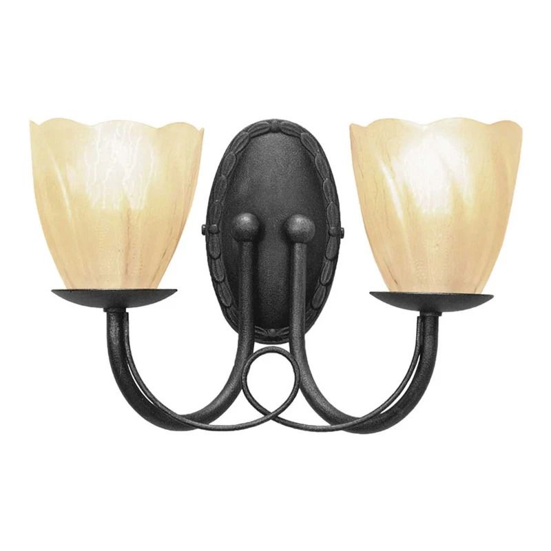 Elstead Lighting LED Wandlamp Minster | 2X E14 Max 60W | Black