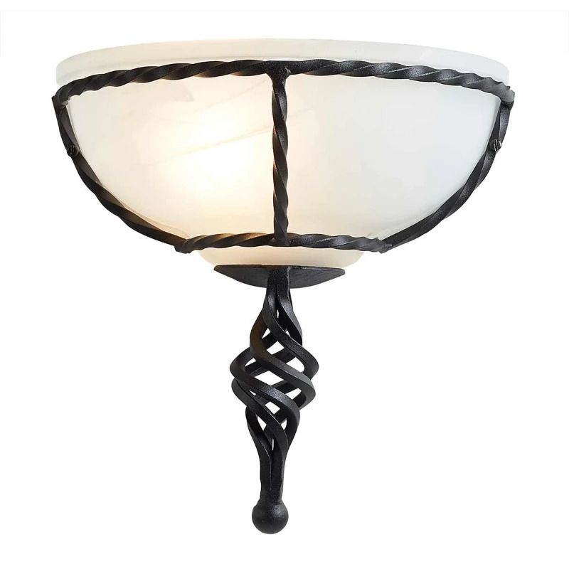 Elstead Lighting LED Wandlamp Pembroke | 1X E27 Max 60W | Black